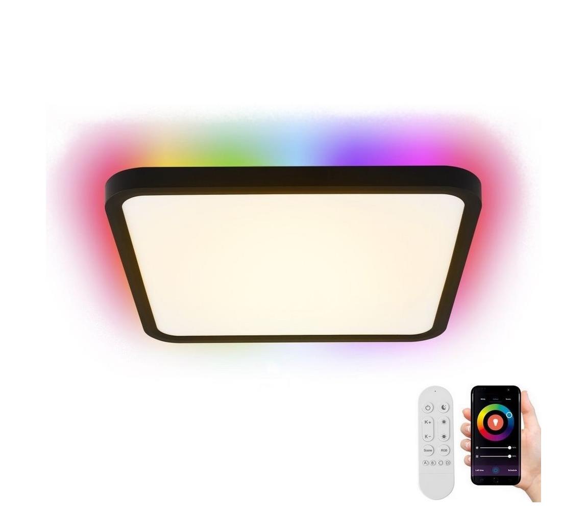 NEO 07167-B40-LED RGBCCT Oświetlenie ściemnialne 50W/230V Wi-Fi Tuya czarne+pilot