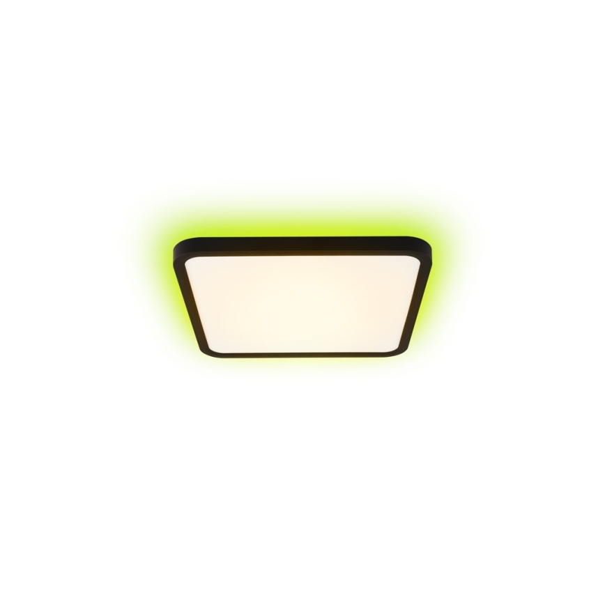 Immax NEO 07167-B40 - LED RGB+CCT Plafon ściemnialny NEO LITE TUDO LED/50W/230V Wi-Fi Tuya czarny + pilot zdalnego sterowania