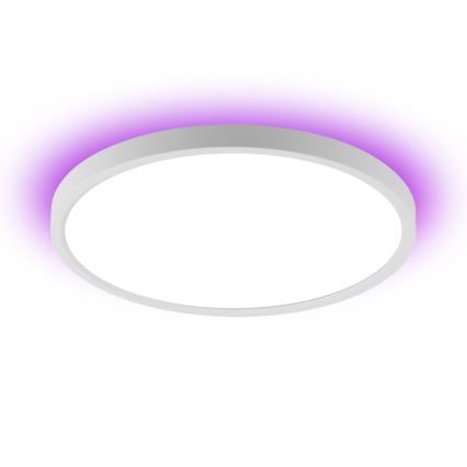 Immax NEO 07169-W60 - LED RGB+CCT Plafon ściemnialny NEO LITE TUDO 65W/230V 2700-6500K Wi-Fi Tuya + zdalne sterowanie biały