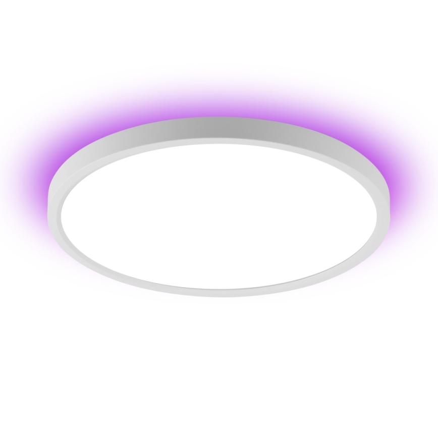 Immax NEO 07169-W60 - LED RGB+CCT Plafon ściemnialny NEO LITE TUDO 65W/230V 2700-6500K Wi-Fi Tuya + zdalne sterowanie biały