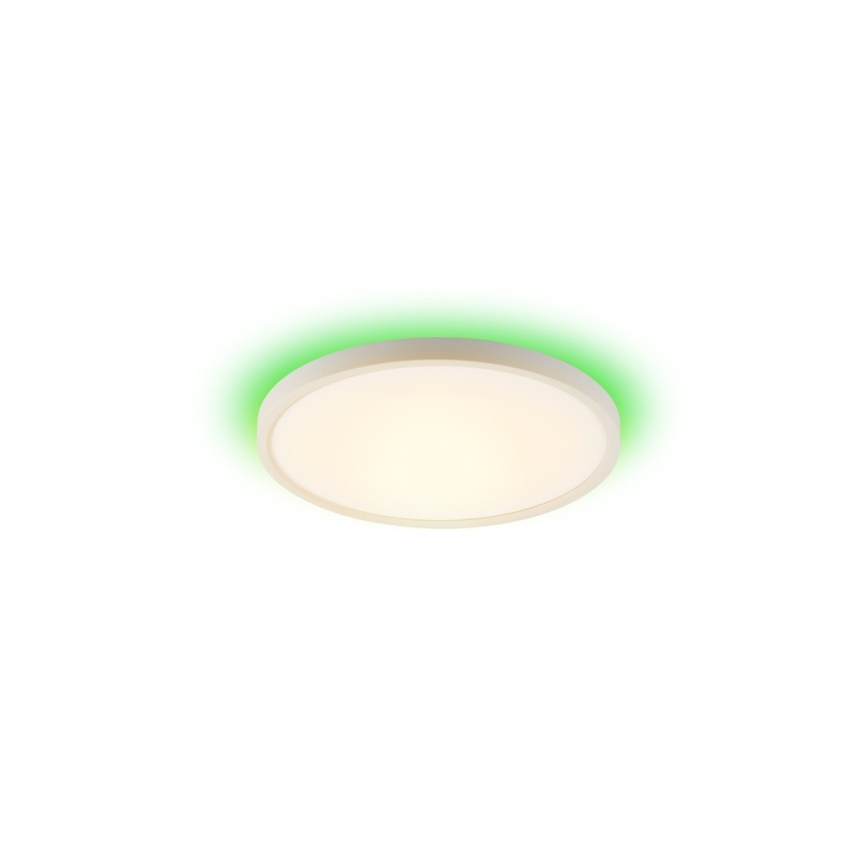 Immax NEO 07169-W60 - LED RGB+CCT Plafon ściemnialny NEO LITE TUDO 65W/230V 2700-6500K Wi-Fi Tuya + zdalne sterowanie biały
