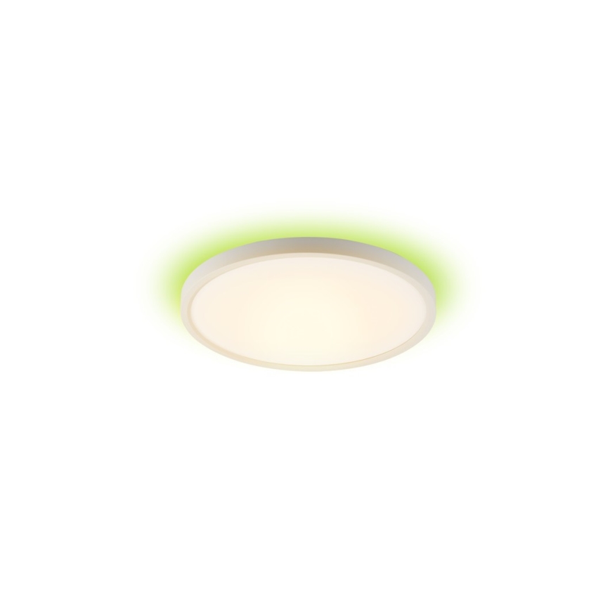 Immax NEO 07169-W60 - LED RGB+CCT Plafon ściemnialny NEO LITE TUDO 65W/230V 2700-6500K Wi-Fi Tuya + zdalne sterowanie biały
