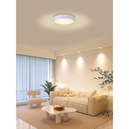 Immax NEO 07205L - LED Plafon ściemnialny RONDATE LED/28W/230V biała + Tuya + Pilot zdalnego sterowania