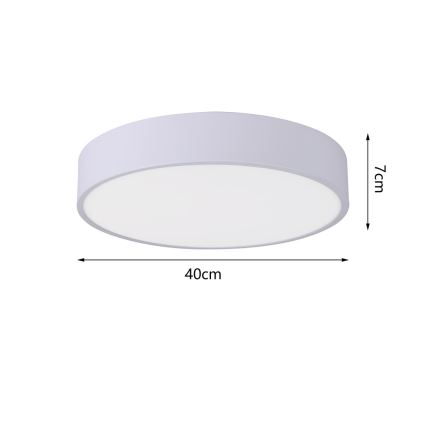 Immax NEO 07205L - LED Plafon ściemnialny RONDATE LED/28W/230V biała + Tuya + Pilot zdalnego sterowania