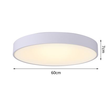 Immax NEO 07206L - LED Plafon ściemnialny RONDATE LED/53W/230V biały Tuya + pilot zdalnego sterowania