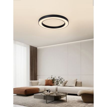 Immax NEO 07210L - LED Plafon ściemnialny PASTEL LED/68W/230V 95 cm czarne Tuya + Pilot zdalnego sterowania