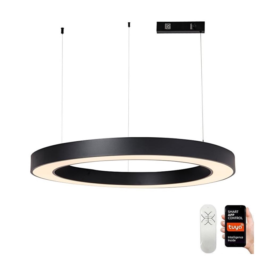 Immax NEO 07211L - LED Żyrandol ściemnialny na lince PASTEL LED/68W/230V 2700-6500K Tuya czarny + pilot zdalnego sterowania