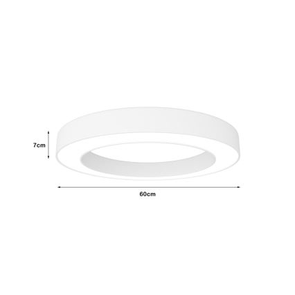 Immax NEO 07212L - Ściemnialne światło LED PASTEL LED/53W/230V biały Tuya + zdalne sterowanie