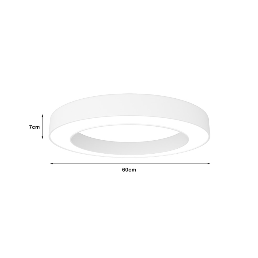 Immax NEO 07212L - Ściemnialne światło LED PASTEL LED/53W/230V biały Tuya + zdalne sterowanie