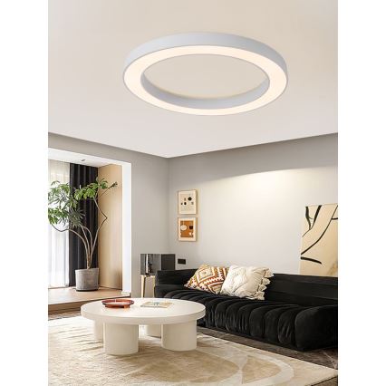 Immax NEO 07213L - LED Plafon ściemnialny PASTEL LED/68W/230V 95 cm biała + Tuya + Pilot zdalnego sterowania