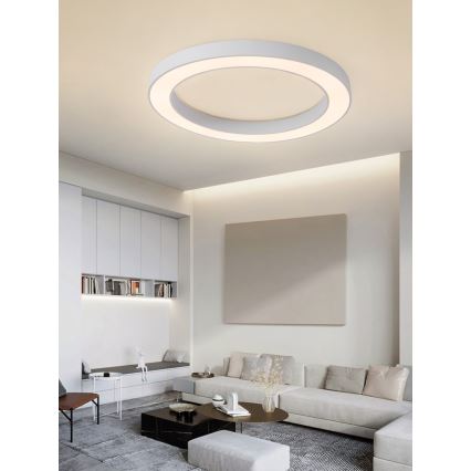 Immax NEO 07213L - LED Plafon ściemnialny PASTEL LED/68W/230V 95 cm biała + Tuya + Pilot zdalnego sterowania