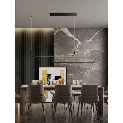Immax NEO 07222L - LED Żyrandol ściemnialny na lince NEO LITE PATTINI LED/56W/230V 2700-6500K Wi-Fi Tuya + pilot zdalnego sterowania