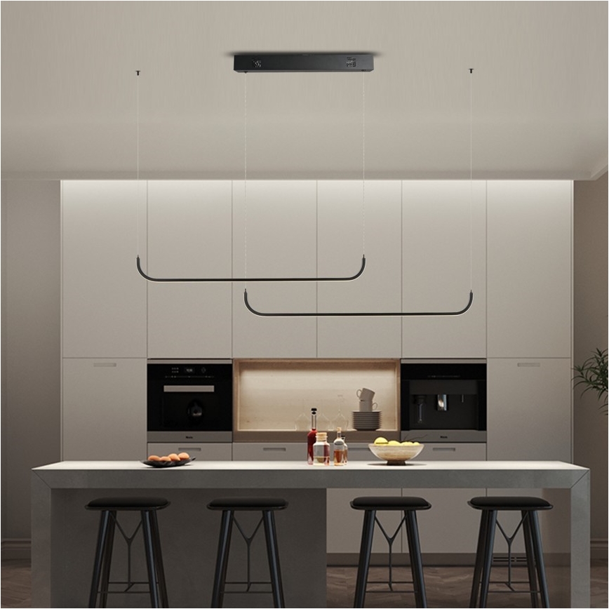 Immax NEO 07222L - LED Żyrandol ściemnialny na lince NEO LITE PATTINI LED/56W/230V 2700-6500K Wi-Fi Tuya + pilot zdalnego sterowania