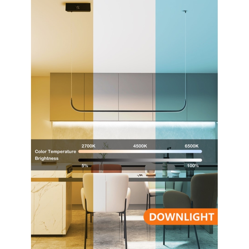 Immax NEO 07225L - Regulowany żyrandol LED na linkach PATTINI LED/26W/230V Tuya + pilot zdalnego sterowania