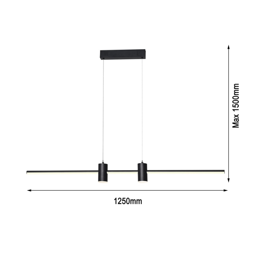 Immax NEO 07230L - LED Żyrandol ściemnialny na lince NEO LITE ESTRELAS LED/30W/230V 2700-6500K Wi-Fi Tuya + Pilot zdalnego sterowania
