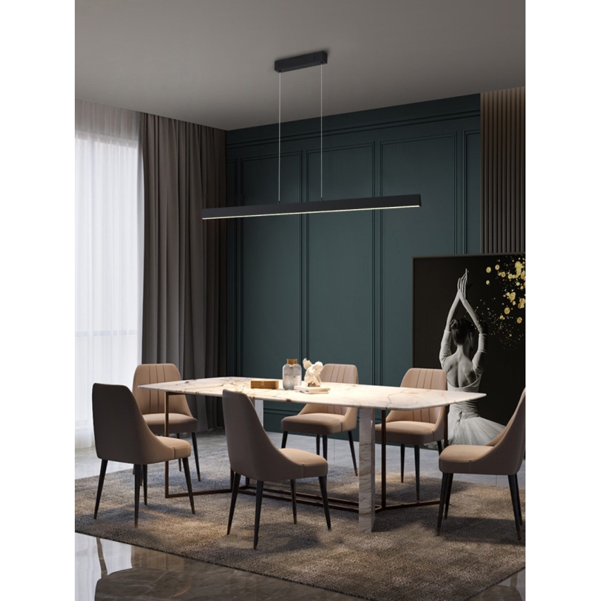 Immax NEO 07234L - LED Żyrandol ściemnialny na lince NEO LITE TRIANGOLO LED/28W/230V Wi-Fi Tuya 2700-6500K + pilot zdalnego sterowania