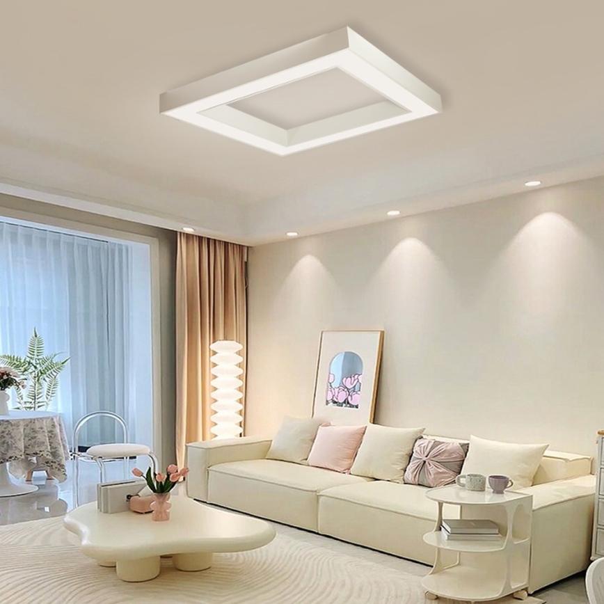 Immax NEO 07240L - LED Plafon ściemnialny CANTO LED/60W/230V 2700-6500K Tuya biały
