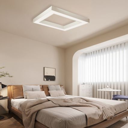 Immax NEO 07240L - LED Plafon ściemnialny CANTO LED/60W/230V 2700-6500K Tuya biały