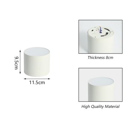 Immax NEO 07241L - LED Plafon ściemnialny RONDATE LED/18W/230V 11,5cm Wi-Fi Tuya