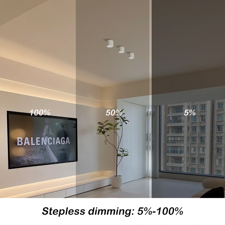 Immax NEO 07241L - ściemnialna lampa sufitowa LED RONDATE LED/18W/230V 11,5cm Wi-Fi Tuya
