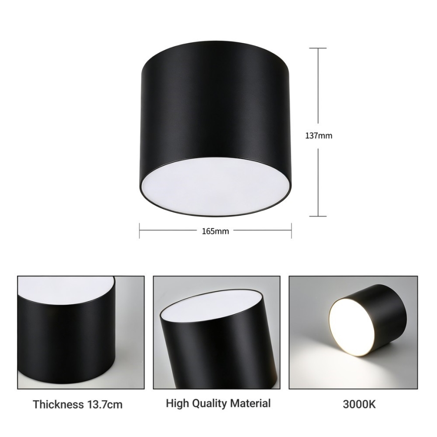 Immax NEO 07244L - LED Regulowane oświetlenie sufitowe RONDATE LED/32W/230V 16,5 cm Wi-Fi Tuya