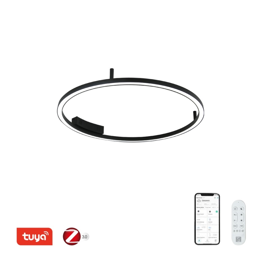 Immax NEO 07246-80 - LED Plafon ściemnialny FINO LED/55W/230V 80cm Tuya + pilot zdalnego sterowania