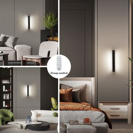 Immax NEO 07247L - LED Ściemnialny kinkiet zewnętrzny LINK LED/40W/230V Wi-Fi Tuya IP44 + pilot zdalnego sterowania