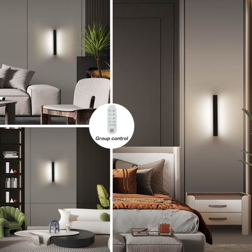 Immax NEO 07247L - LED Ściemnialny kinkiet zewnętrzny LINK LED/40W/230V Wi-Fi Tuya IP44 + pilot zdalnego sterowania