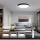 Immax NEO 07249L - LED Plafon ściemnialny NEO LITE SEMPLICI LED/48W/230V 3000-6000K Wi-Fi Tuya czarny + zdalne sterowanie