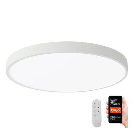 Immax NEO 07252L - LED Plafon ściemnialny NEO LITE SEMPLICI LED/48W/230V 3000-6000K Wi-Fi Tuya biały + zdalne sterowanie