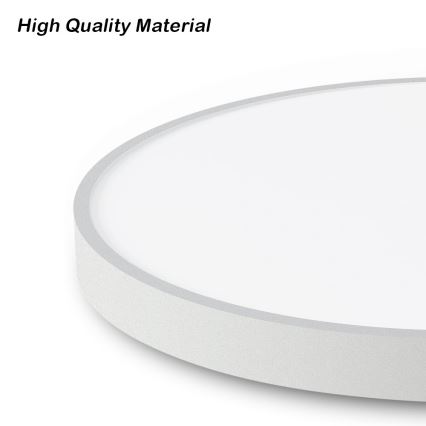 Immax NEO 07252L - LED Plafon ściemnialny NEO LITE SEMPLICI LED/48W/230V 3000-6000K Wi-Fi Tuya biały + zdalne sterowanie
