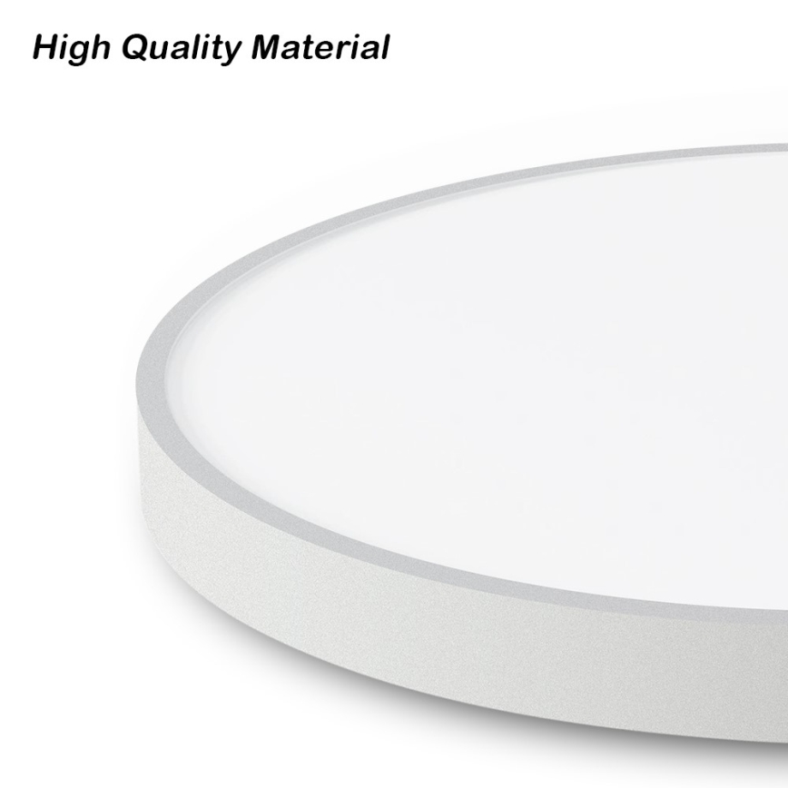 Immax NEO 07253L - LED Plafon ściemnialny NEO LITE SEMPLICI LED/60W/230V 3000-6000K Wi-Fi Tuya biały + zdalne sterowanie