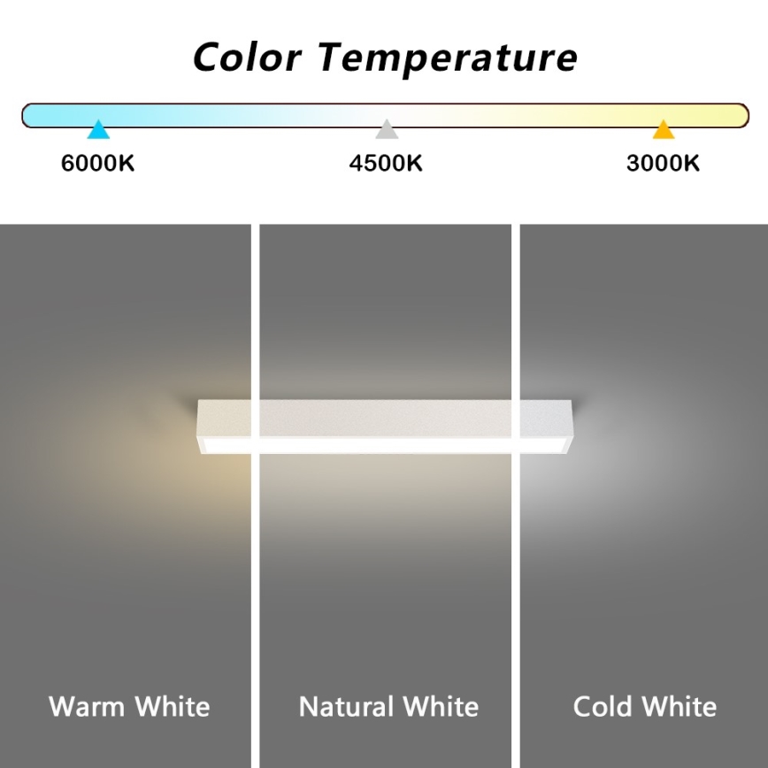 Immax NEO 07257L - LED regulowane oświetlenie sufitowe NEO LITE LUNGO LED/20W/230V 3000-6000K Wi-Fi Tuya białe + pilot zdalnego sterowania