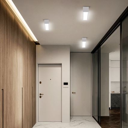 Immax NEO 07257L - LED Plafon ściemnialny NEO LITE LUNGO LED/20W/230V 3000-6000K Wi-Fi Tuya biały + zdalne sterowanie