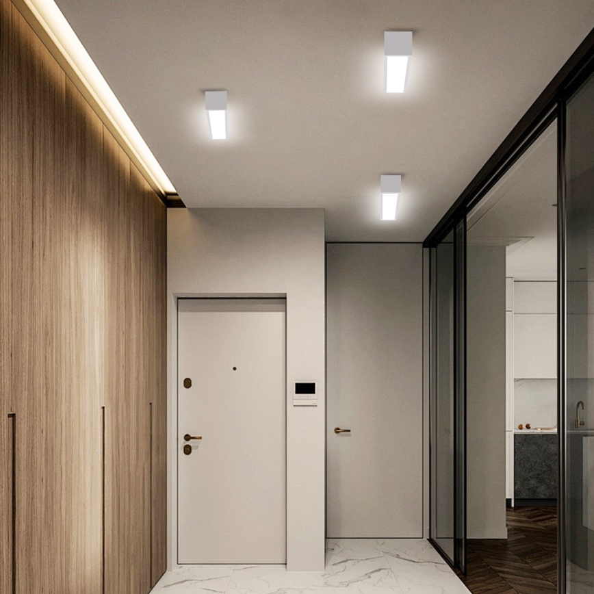 Immax NEO 07257L - LED Plafon ściemnialny NEO LITE LUNGO LED/20W/230V 3000-6000K Wi-Fi Tuya biały + zdalne sterowanie