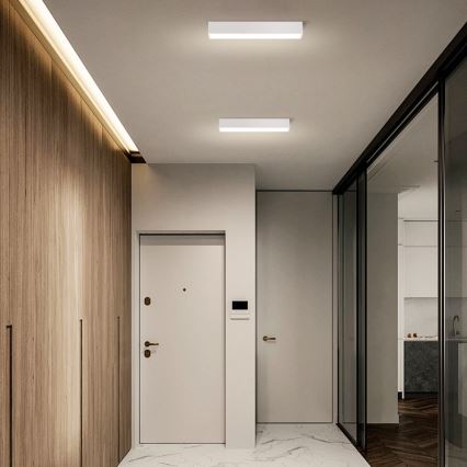 Immax NEO 07257L - LED Plafon ściemnialny NEO LITE LUNGO LED/20W/230V 3000-6000K Wi-Fi Tuya biały + zdalne sterowanie