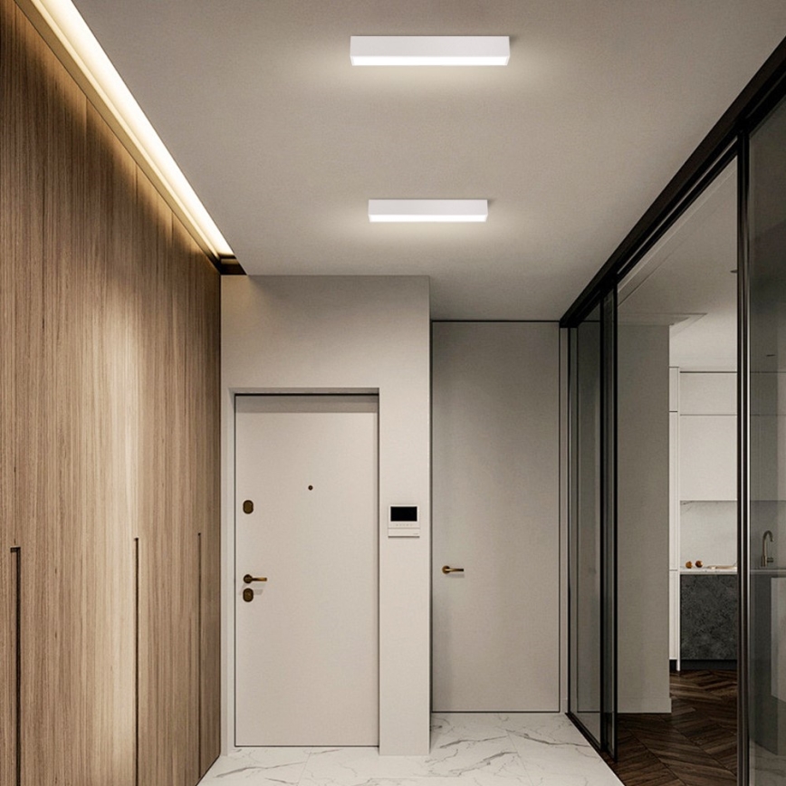 Immax NEO 07257L - LED Plafon ściemnialny NEO LITE LUNGO LED/20W/230V 3000-6000K Wi-Fi Tuya biały + zdalne sterowanie