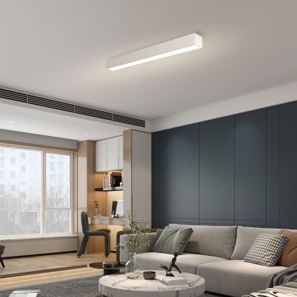 Immax NEO 07258L - LED Plafon ściemnialny NEO LITE LUNGO LED/29W/230V 3000-6000K Wi-Fi Tuya biały + zdalne sterowanie