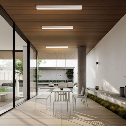 Immax NEO 07259L - LED Plafon ściemnialny NEO LITE LUNGO LED/38W/230V 3000-6000K Wi-Fi Tuya biały + zdalne sterowanie