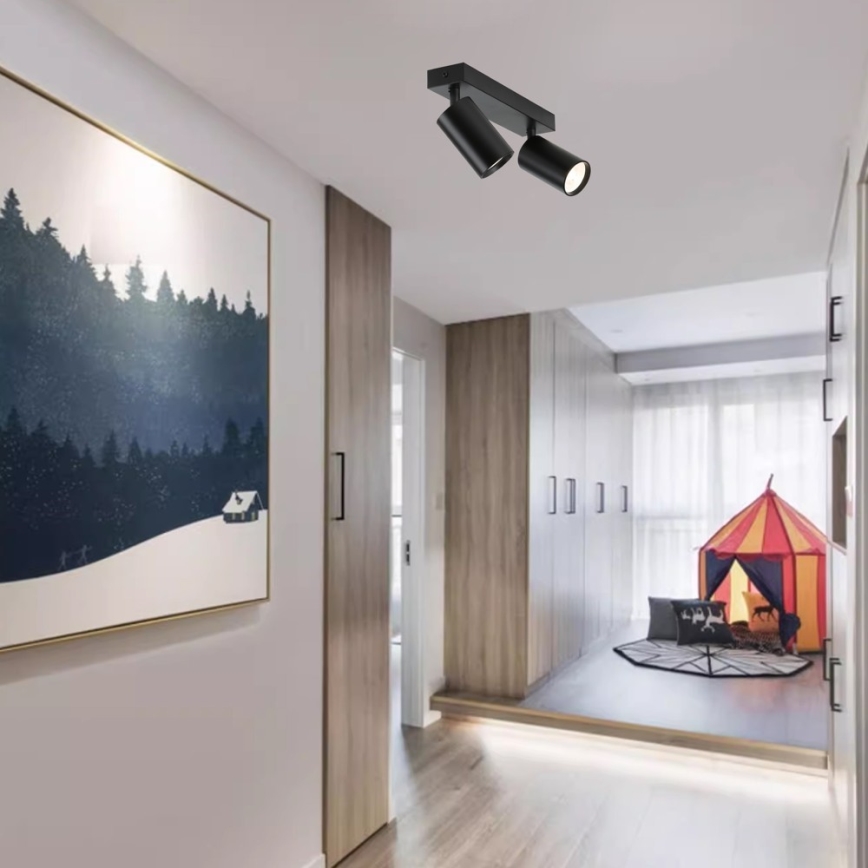 Immax NEO 07262W - LED RGB+CCT Ściemnialne oświetlenie punktowe NEO LITE PUNTO 2xGU10/6W/230V Wi-Fi Tuya