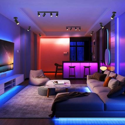 Immax NEO 07264W - LED RGB+CCT Ściemnialne oświetlenie punktowe  NEO LITE PUNTO 4xGU10/6W/230V Wi-Fi Tuya