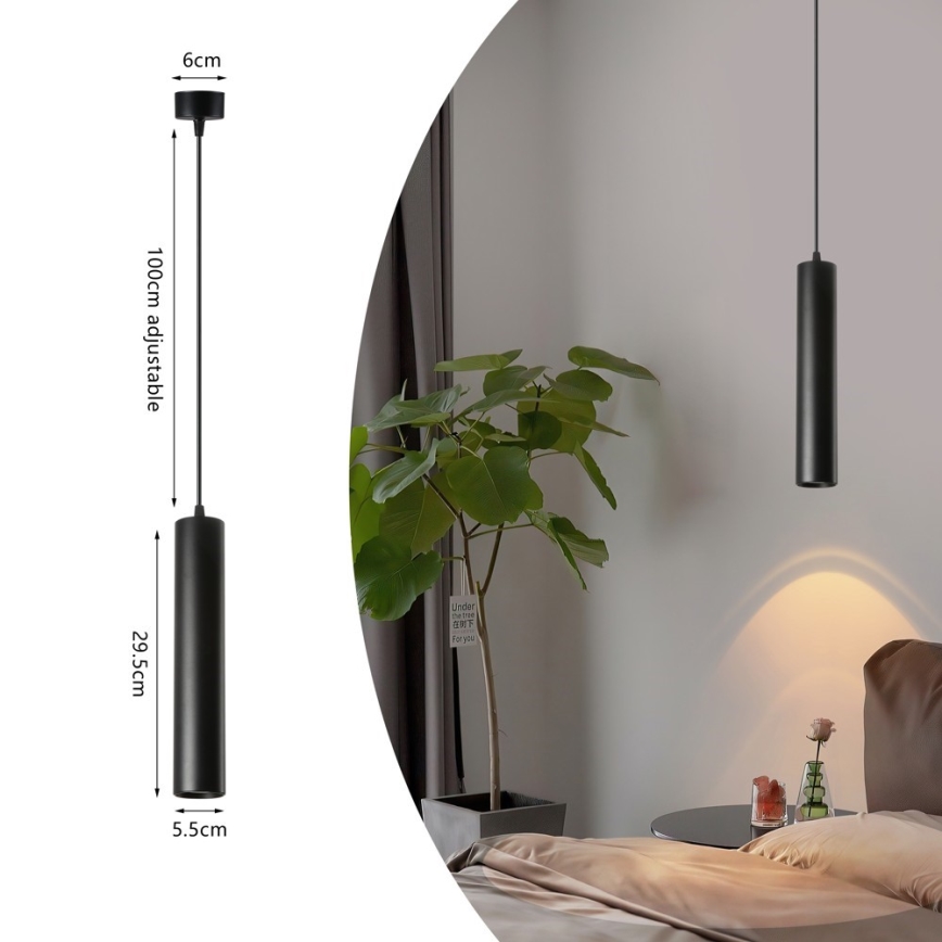 Immax NEO 07270W - LED RGB+CCT Ściemnialny żyrandol na lince NEO LITE PUNTO 1xGU10/6W/230V Wi-Fi Tuya