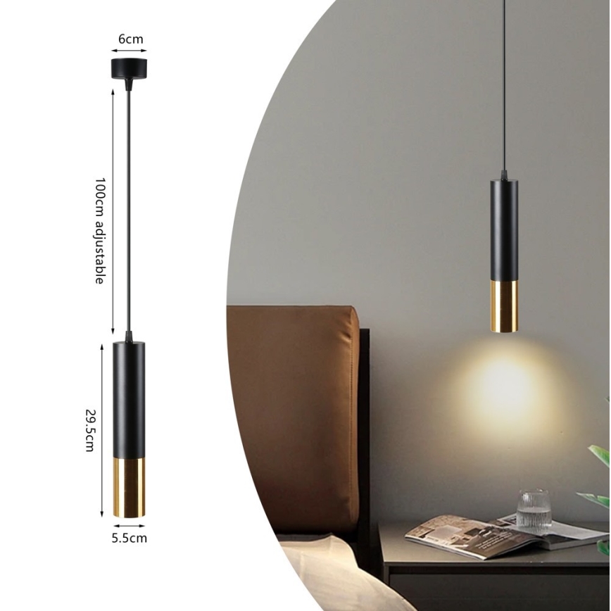 Immax NEO 07272W - LED RGB+CCT Ściemnialny żyrandol na lince NEO LITE PUNTO 1xGU10/6W/230V Tuya