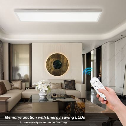 Immax NEO 07276L - LED Ściemnialny plafon łazienkowy NEO LITE FRAME LED/50W/230V IP44 Wi-Fi Tuya + pilot zdalnego sterowania biały