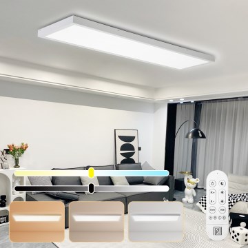 Immax NEO 07276L - LED Ściemnialny plafon łazienkowy NEO LITE FRAME LED/50W/230V IP44 Wi-Fi Tuya + pilot zdalnego sterowania biały
