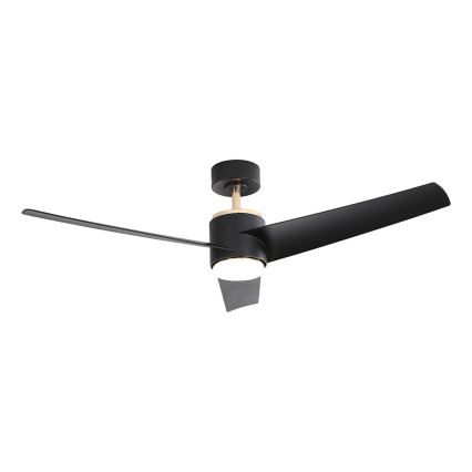 Immax NEO 07280L - LED Ściemnialny wentylator sufitowy BEAUTY LED/18W/230V Wi-Fi Tuya czarny śr. 132 cm + zdalne sterowanie