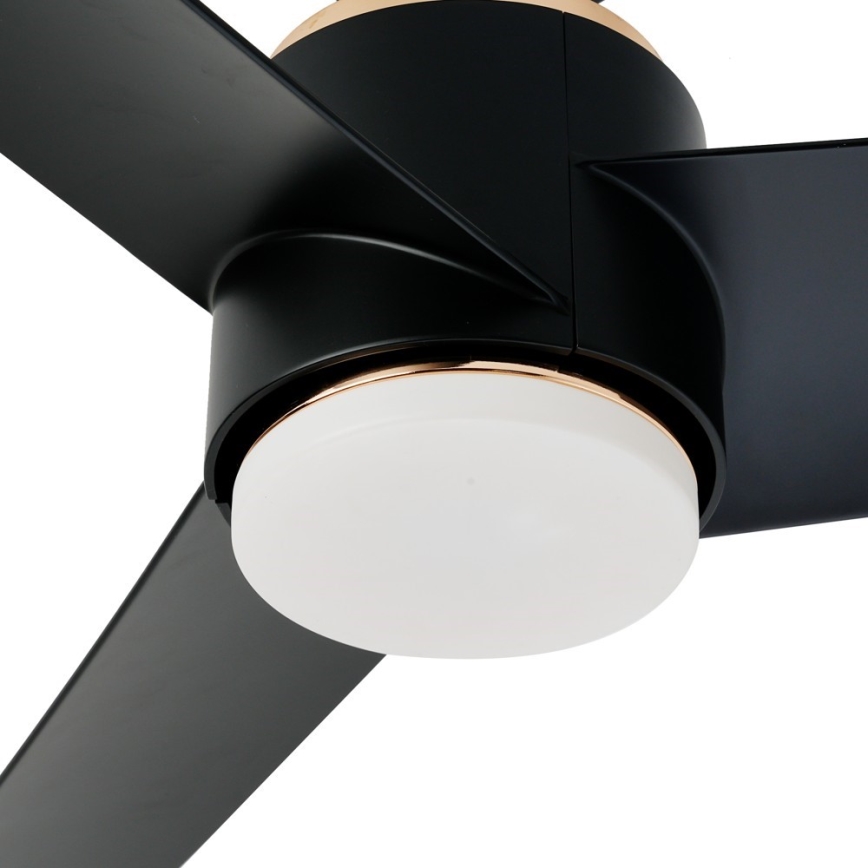 Immax NEO 07280L - LED Ściemnialny wentylator sufitowy BEAUTY LED/18W/230V Wi-Fi Tuya czarny + pilot zdalnego sterowania