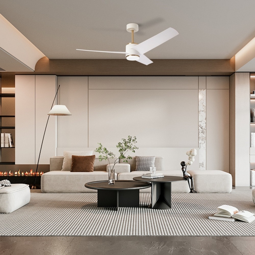 Immax NEO 07281L - LED+CCT ściemnialny sufitowy wentylator BEAUTY LED/18W/230V 3000/4000/6000K Wi-Fi Tuya + pilot zdalnego sterowania