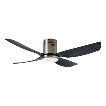 Immax NEO 07282L - LED+CCT ściemnialny wentylator sufitowy PURE LED/24W/230V 3000/4000/6000K Wi-Fi Tuya śr. 132 cm + pilot zdalnego sterowania