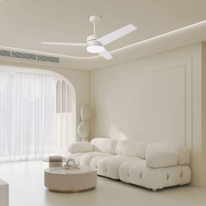 Immax NEO 07284L - ściemnialny wentylator sufitowy LED+CCT VARIABLE LED/24W/230V 3000/4000/6000K Wi-Fi Tuya + zdalne sterowanie